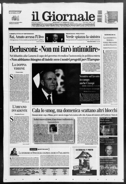 Il giornale : quotidiano del mattino